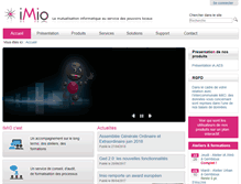 Tablet Screenshot of imio.be